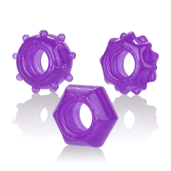 CalExotics Reversible Ring Set, Purple