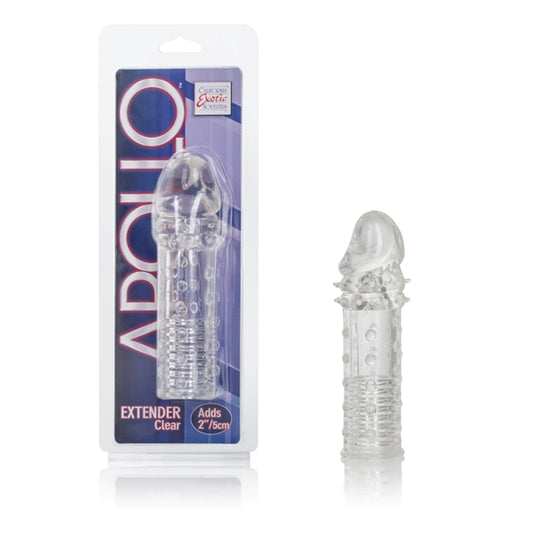 CalExotics Apollo Extender Cock Ring, Clear