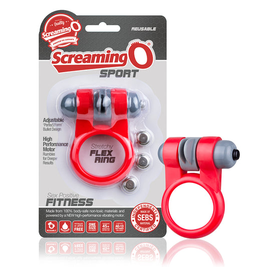 SCREAMING O Sport Cock Ring, Red