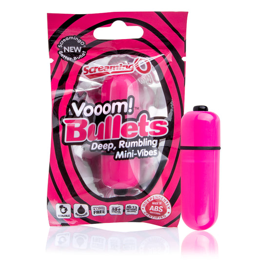 SCREAMING O Vooom Bullet Vibrator, Strawberry