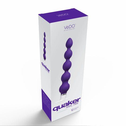VEDO QUAKER ANAL VIBE INTO YOU INDIGO