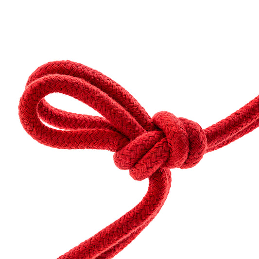 Blush Temptasia Red Bondage Rope - 32 Feet No-Slip Shibari Rope of 100% Cotton Soft BDSM Bonds - Easy to Clean Machine Washable -Thick Sturdy for Heavy Duty Binding - Kinky Adult Sex Toys for Couple