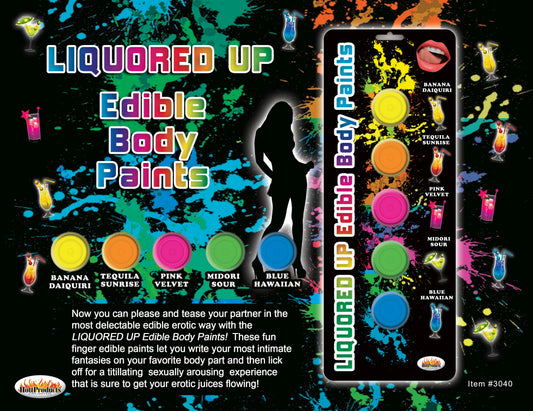 LIQUORED UP BODY PAINTS 5 ASST FLAVORS