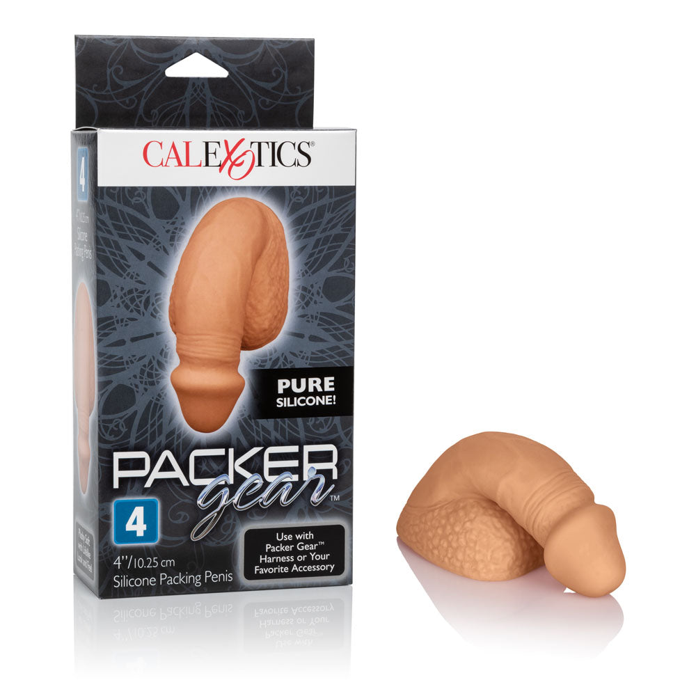 CalExotics SE-1580-25-3 Packer Gear™ 4"/10.25 cm Silicone Packing Penis™ - Tan