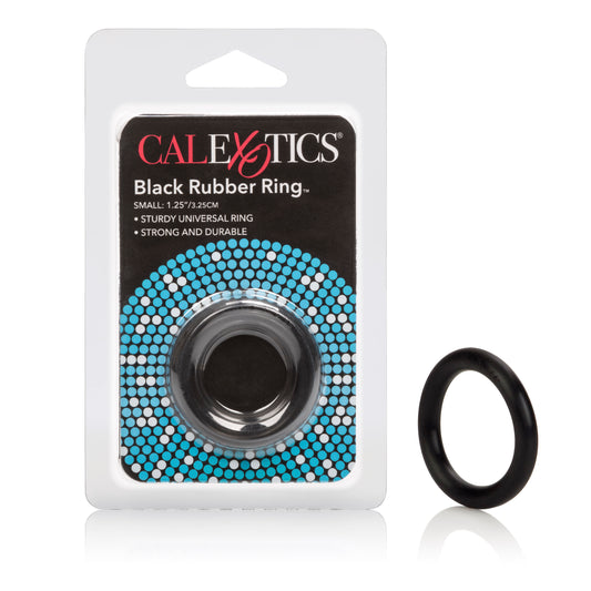 California Exotics Rubber Ring, Black, Small