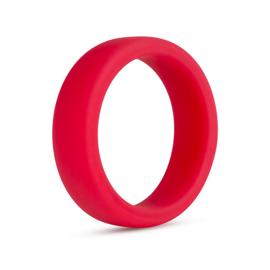 Blush Novelties Performance Silicone Pro Cock Ring - 1.5 Inch Width - Soft, Pliable for Secure Fit - Flat Design Will Not Roll - Silky Smooth UltraSilk Will Not Pinch - Sex Toy