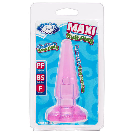 Cloud 9 Maxi Medium Butt Plug Light Purple