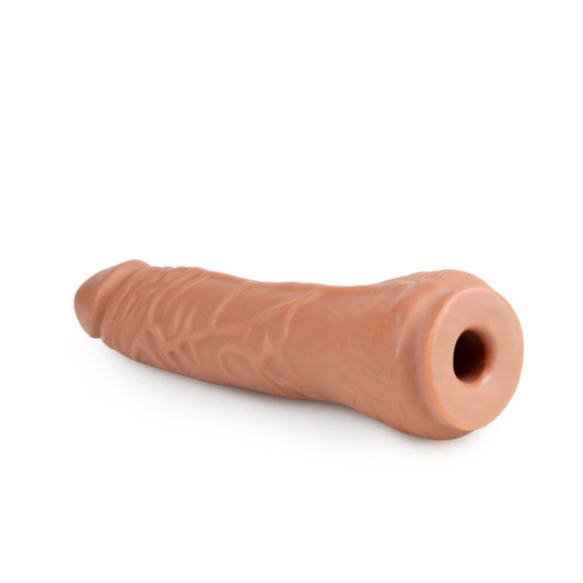 Blush Novelties Lock On Realistic 7.5 Inch Dildo, Suction Cup Compatible, Sex Toy for Women, Sex Toy for Adults, Mocha