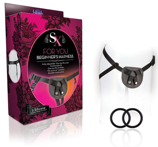 Strap On Harness Kit - 2 Support Rings - Sex Toy for Women - Sex Toy for Adults