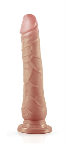 Blush Au Naturel Roberto - 9.25 Inch Realistic Dildo - Sensa Feel Dual Density Flexi Shaft Long Anal Dildo - Flexible Suction Cup Harness Compatible Penis - Adult Sex Toy for Women Men Couples - Latin