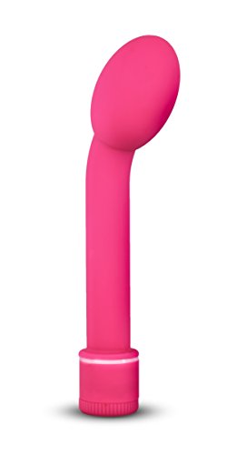 Blush Sexy Things G Slim Petite 6.5" Mini G Spot Stimulating Vibrator - Multi Speed Angled Tip Bulb Shaped Massager - Satin Smooth Seamless Design - Body Safe Adult Sex Toy for Women & Couples - Pink