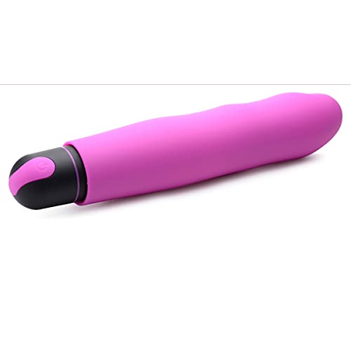 BANG! XL Bullet & Wavy Silicone Sleeve Purple