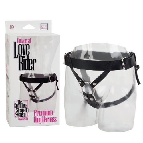 CalExotics Novelties Universal Love Rider Premium Ring Harness, Black