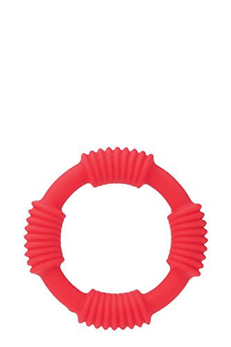 California Exotic Novelties Adonis Silicone Rings Hercules, Red