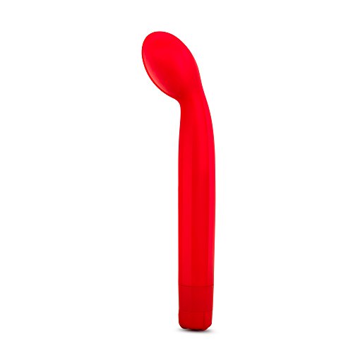 Sleek Multi Speed Curved Tip Vibrator - G Spot Stimulator - Waterproof - Sex Toy for Women - Sex Toy for Couples (Scarlet Red)