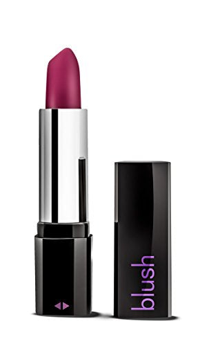 Blush Rosé Lipstick 4" Mini Pocket Vibrator, Satin Smooth Tip - Discreet Quiet Bullet Stimulator - Personal Intimate Zone Massager, Clit & Pussy Pleaser - Pleasurable Adult Sex Toy for Women - (Black)