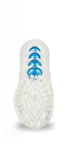 Blush Novelties Blush Stay Hard Snatch Masturbator, Clear