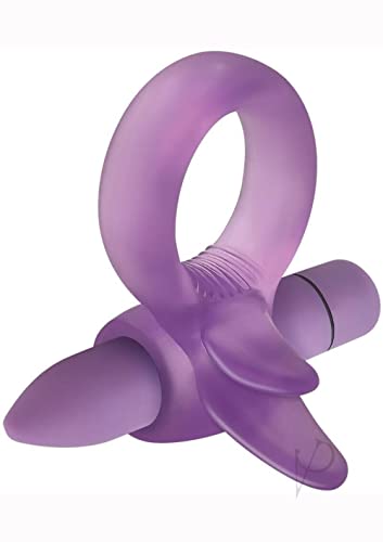 Adam & Eve's Vibrating - Clitoral Tongue - Penis Ring