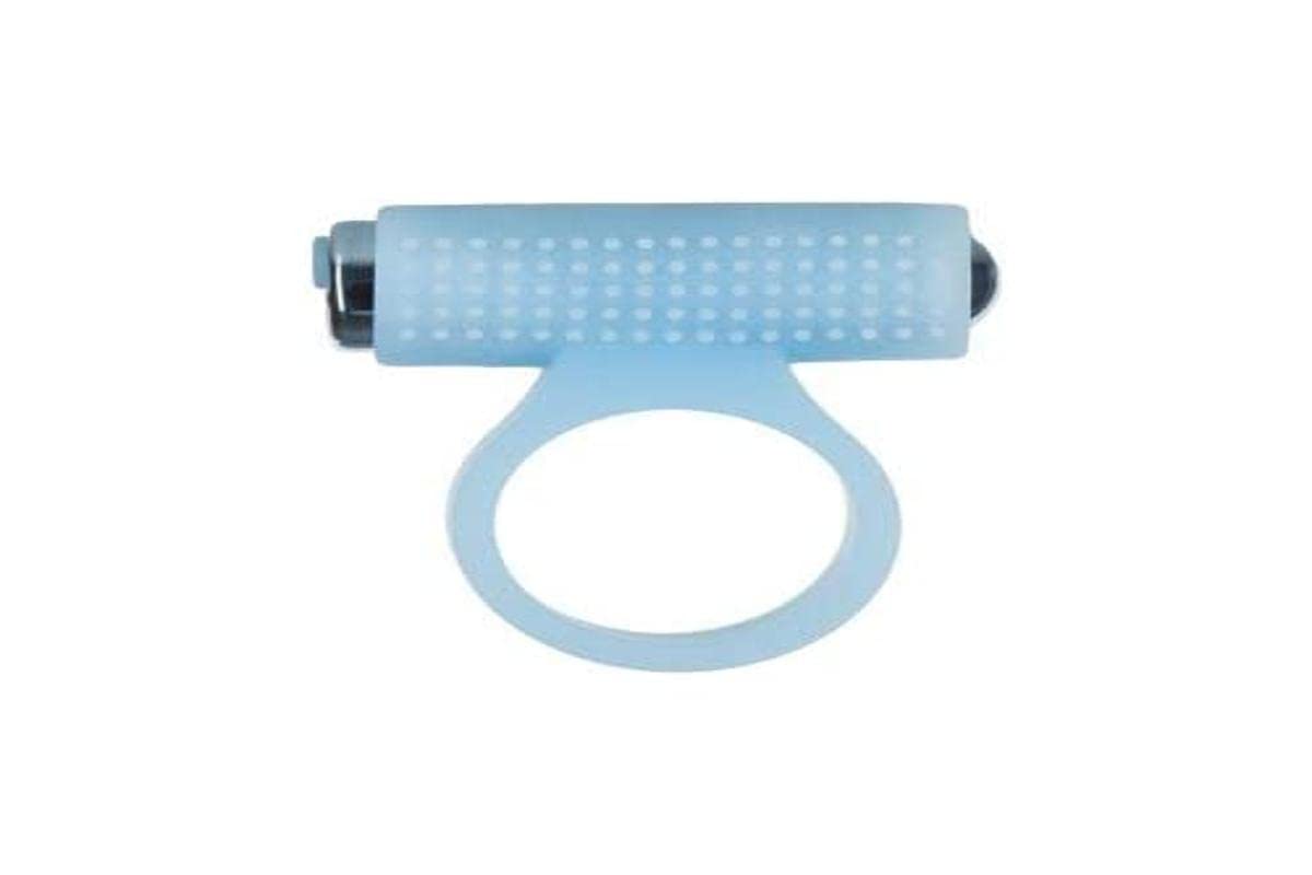 Cosmic Cock Ring W-Rechargeable Bullet - 9 Functions Glow in The Dark