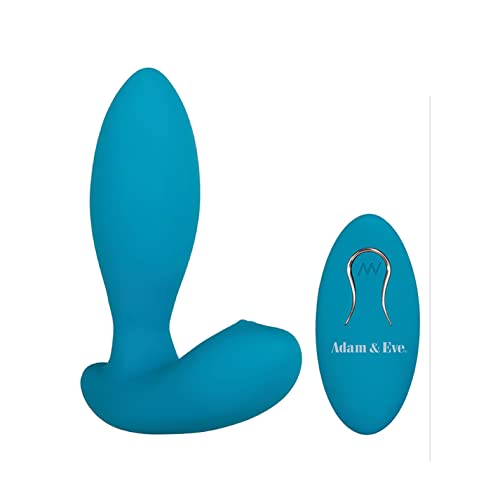 Adam & Eve Eve's Remote-Controlled G Spot Thumper with Clit Motion Massager - Teal