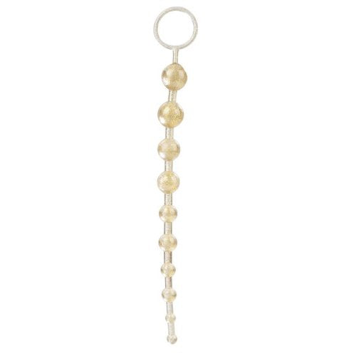 California Exotic Novelties Extreme Pure Gold X-10 Beads, Gold