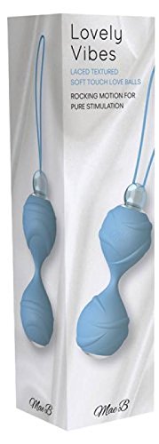 Mae B Lovely Vibes Laced Kegel Balls - Blue
