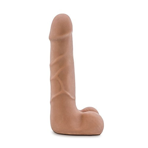 7" Realistic Sensa Feel Dual Density Dildo - Flexible Spine Cock and Balls Dong - - Sex Toy for Women -Sex Toy for Adults (Latin)