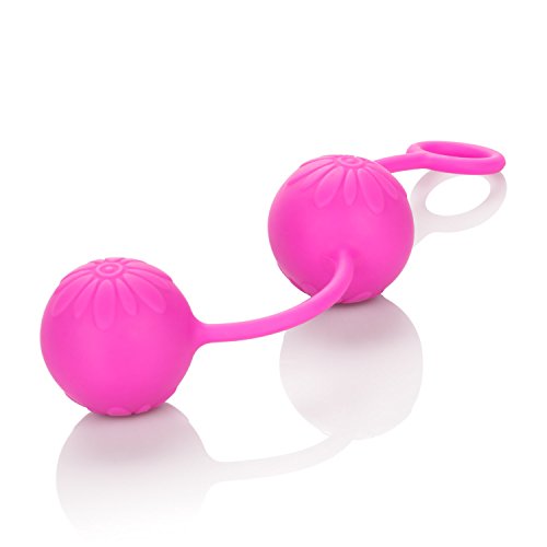 CalExotics Posh Silicone “O” Balls - Ben Wa Kegel Weights - Pelvic Floor Exercise - Adult Sex Toys - Pink