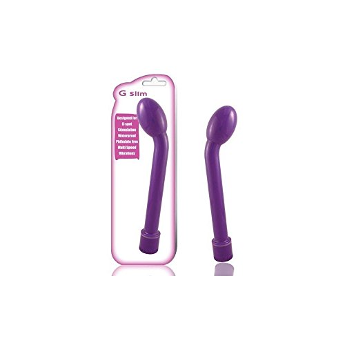 Blush Sexy Things G Slim - G-Spot Vibrator for Females - Powerful Vibrating Modes - Finger Shaped Clitoral Nipple Personal Massager - Waterproof - Adult Pleasure Sex Toys for Women & Couples - Purple