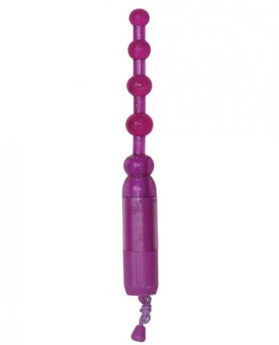 Vibrating Pleasure Beads, Purple
