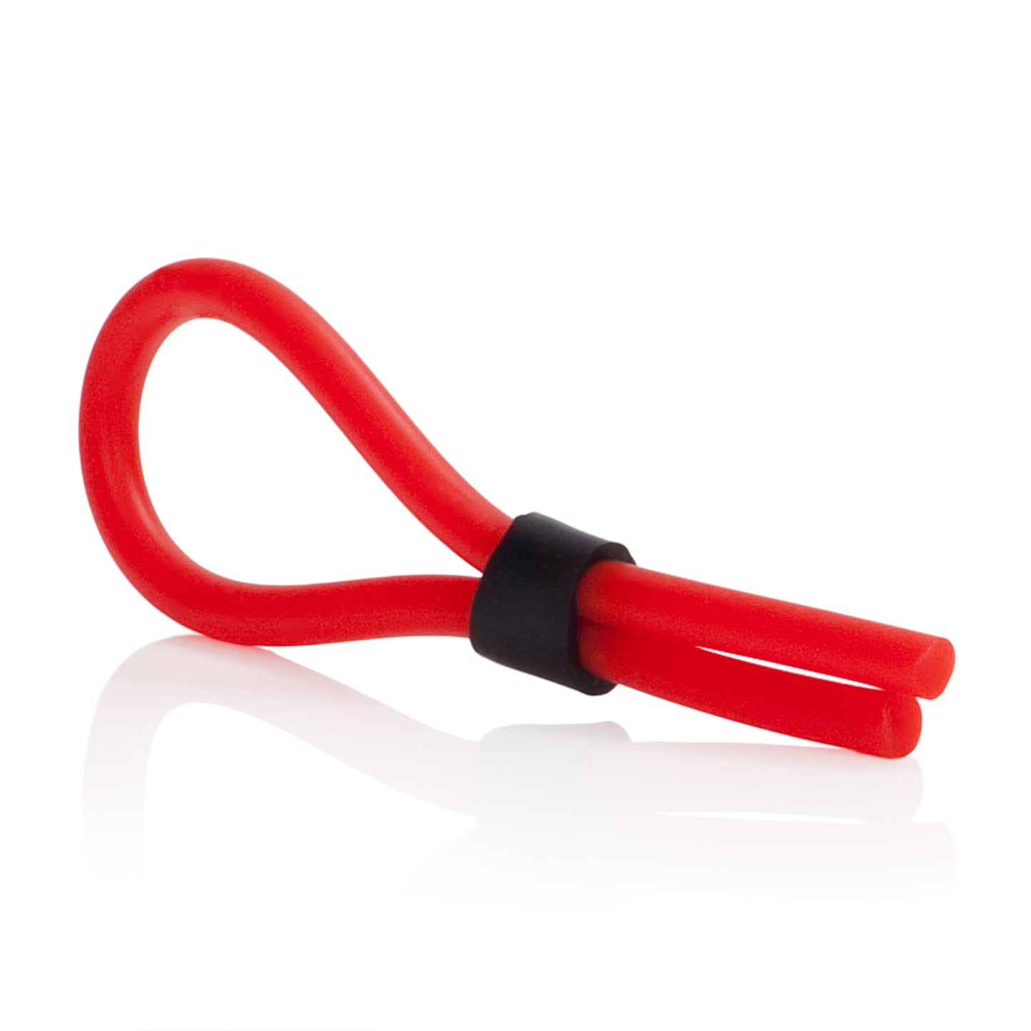 Silicone Stud Lasso Rings, Red