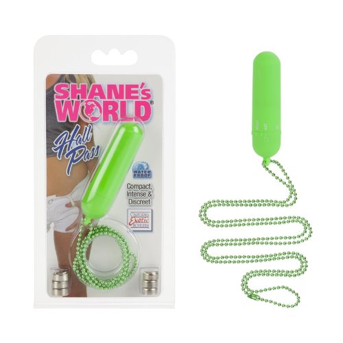 California Exotic Novelties Shane's World Hall Pass, Green, 0.06 Pound