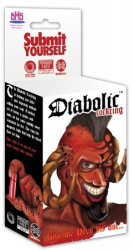 Power Bullet 3-Speed Diabolic Cock Ring Red