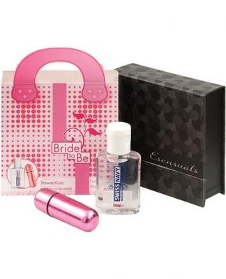 PowerBullet Esensuals Bride To Be Carrying Case Lube and PowerBullet Box 10.2 Cm X 10.2 Cm