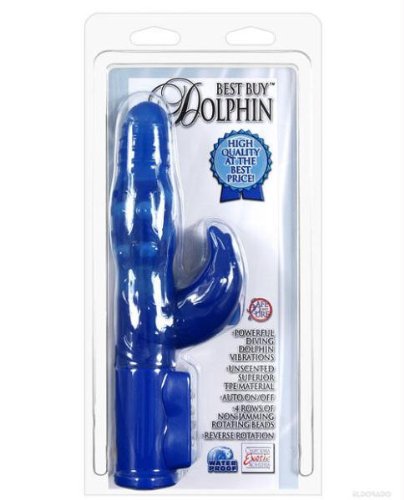 California Exotics Basic Essentials Vibrator, Dolphin