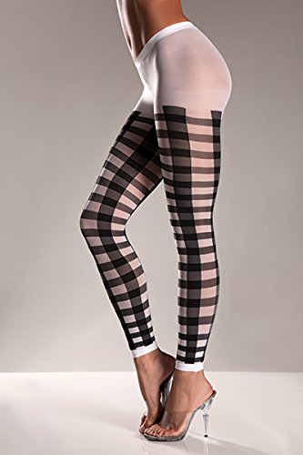 Bewicked Lattice Work Pattern Footless Pantyhose - One Size