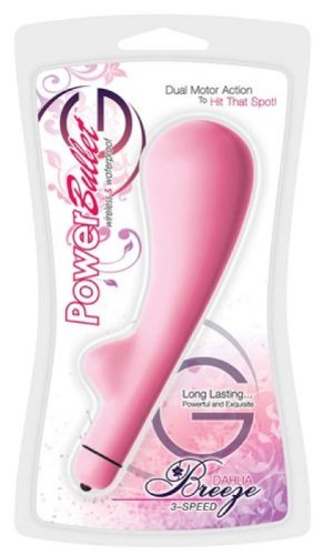 PowerBullet Breeze G - Dahlia Pink 15 Cm 3-Speed Wireless Waterproof