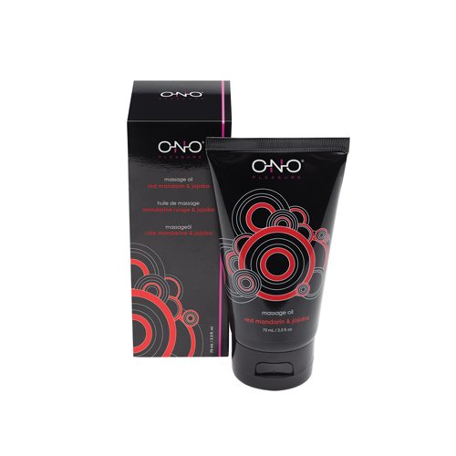 ONO Pleasure Massage Oil, Lemongrass & Jojoba, 2.5-Ounce