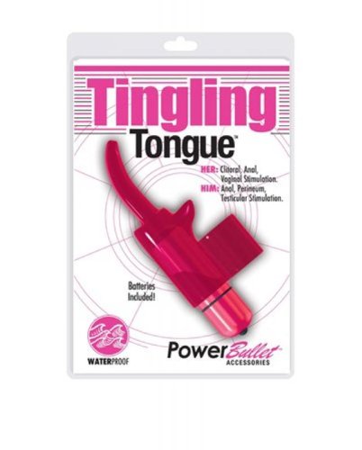 Power Bullet Tingling Tongue Waterproof, 3-Speed Vibrator, 3-Speeds, Pink