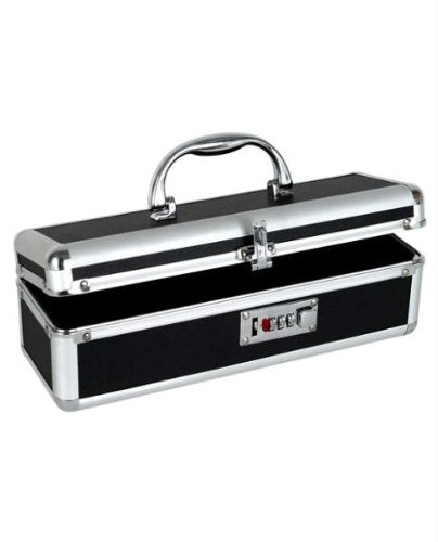 Vibrator Case Black Lockable