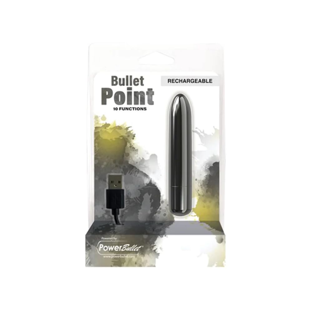 BMS Enterprises 76480: Power Bullet Point Rechargeable - Black