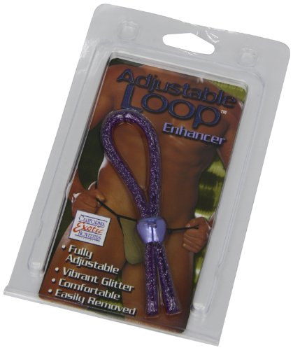 California Exotics Adjustable Loop Enhancer, Purple Glitter