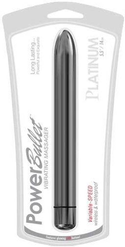 PowerBullet Platinum Variable-Speed Wireless Waterproof Bullet, 13.5 CM X 1.7 CM
