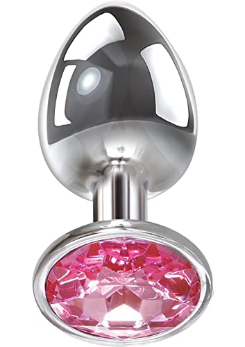 Adam & Eve Pink Gem Aluminium Anal Plug Large