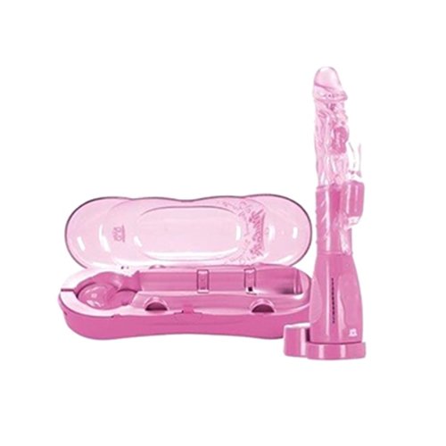 Perfection 7x Rabbit Vibe Rechargable, Pink, 9.5 Inch