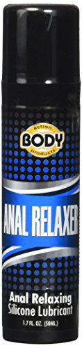 Body Action Anal Relaxer Silicone Lubricant, 1.7 Ounce