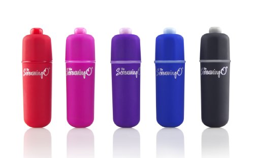 SCREAMING O Soft-Touch Bullet Mini Vibrator 3+1 Speed, 1 Count (Colors May Vary)