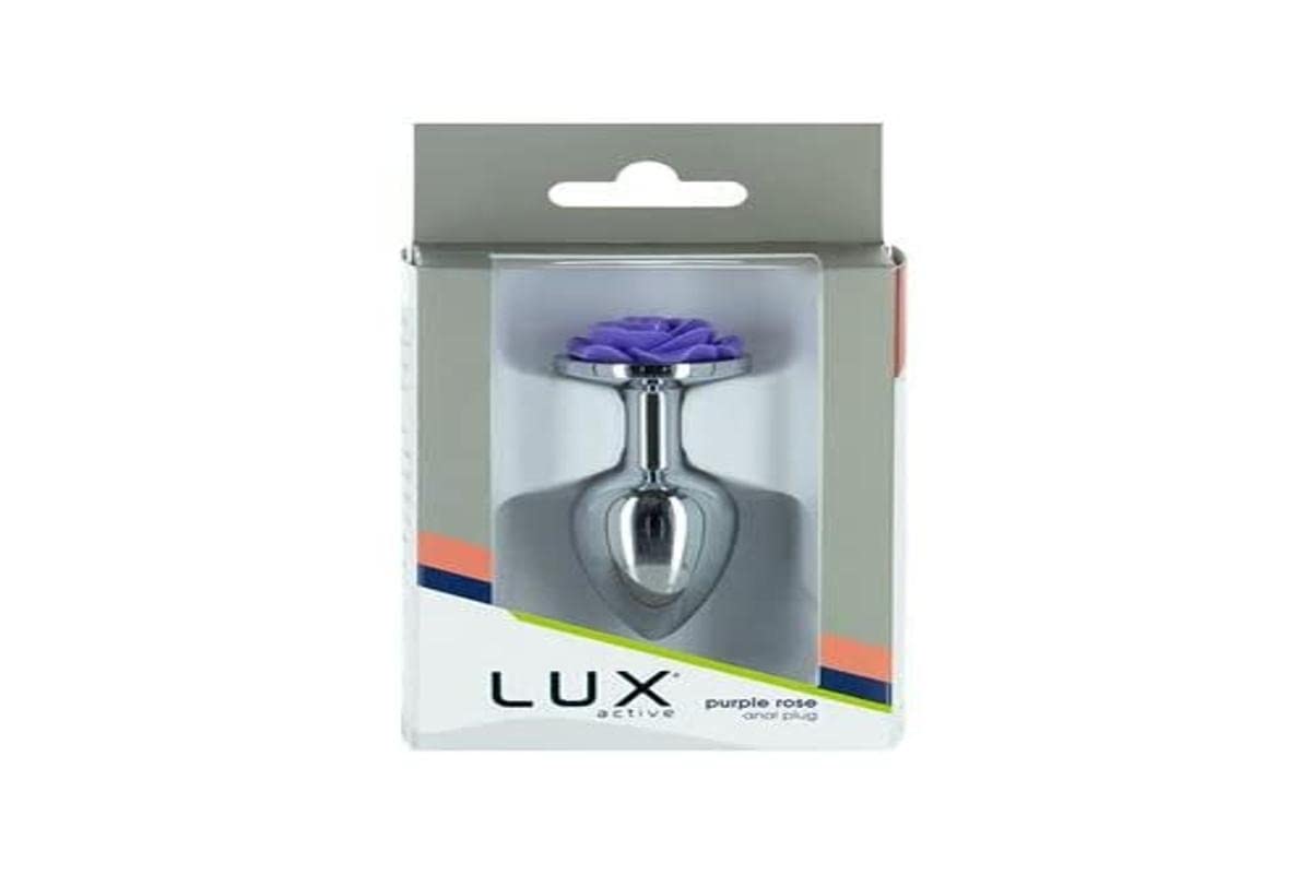 BMS Enterprises 81840: Lux Active RoseMetal Butt Plug 3in Purple