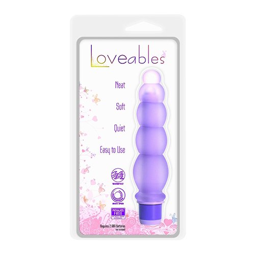 BMS Loveables Knobs Vibrator, Purple