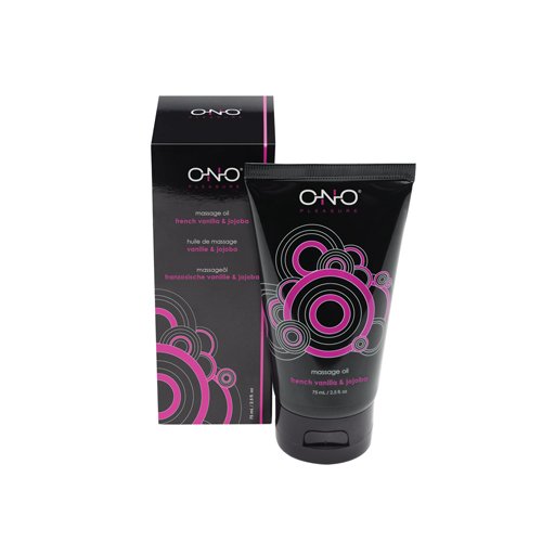 ONO Pleasure Massage Oil, Red Mandarin & Jojoba, 2.5-Ounce